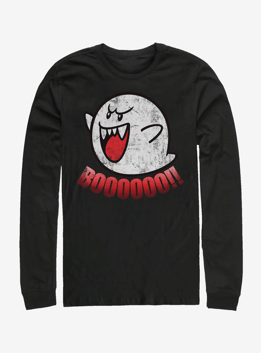 Nintendo Boo Ghost Long-Sleeve T-Shirt