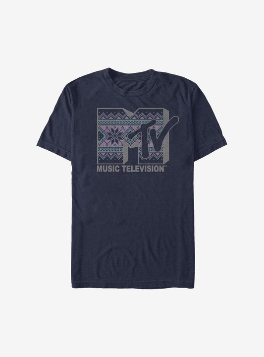 MTV Christmas Pattern Logo TShirt T-Shirt | Best-Selling Design | Perfect Holiday Gift