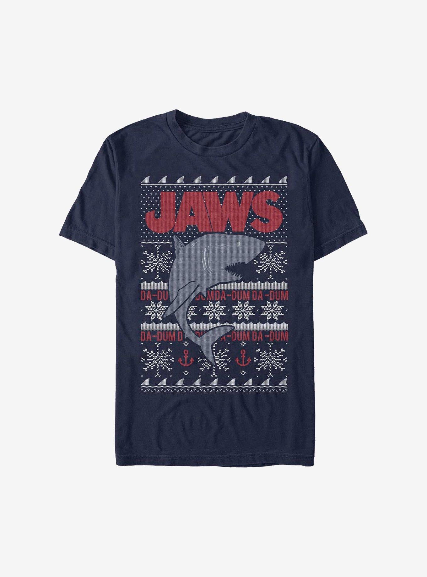 Jaws Christmas Pattern Sweater TShirt T-Shirt | Holiday Edition | Perfect Holiday Gift