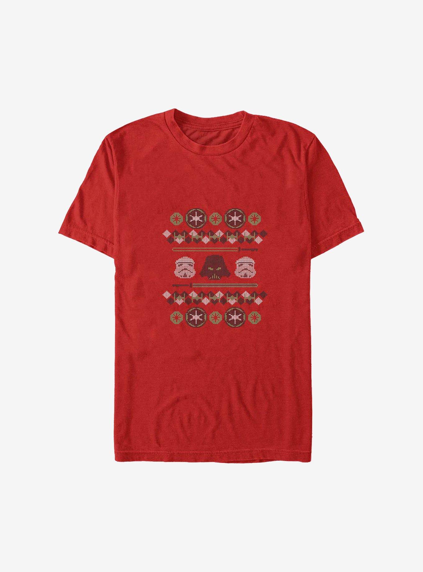 Star Wars Empire Holiday Christmas Pattern TShirt T-Shirt | Seasonal Must-Have | Trending Festive Apparel