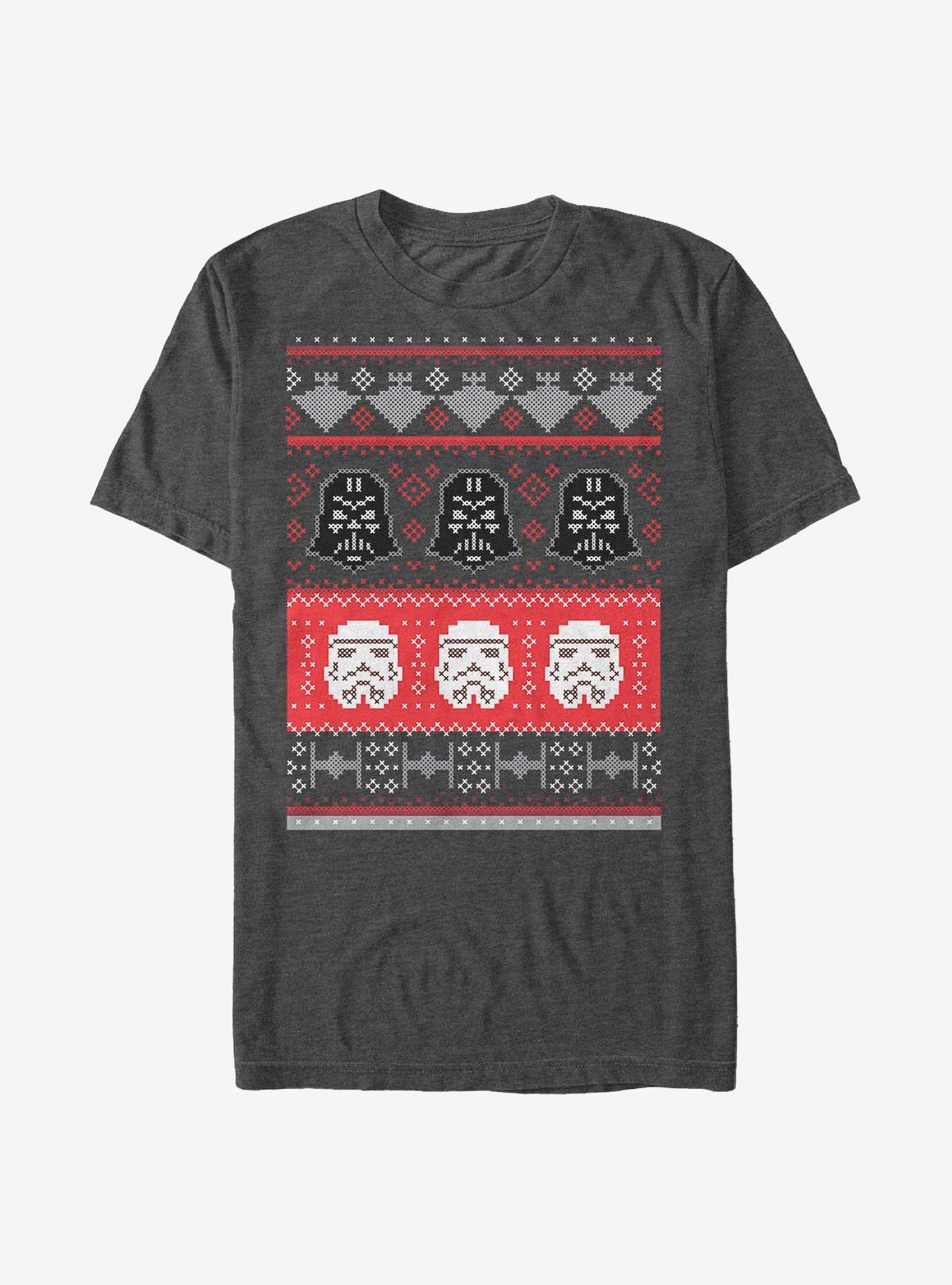 Star Wars Holiday Helmet Christmas Pattern TShirt T-Shirt | Premium Graphic | Limited Christmas Style