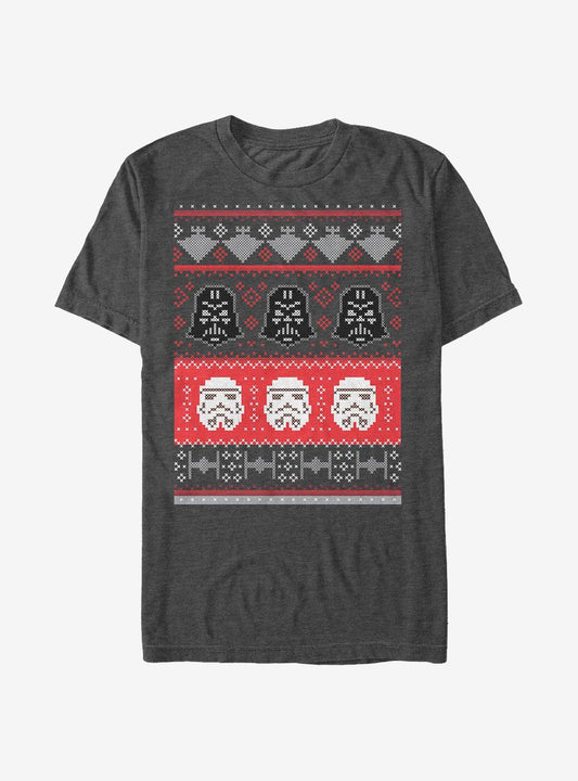 Star Wars Holiday Helmet Christmas Pattern TShirt T-Shirt | Premium Graphic | Limited Christmas Style