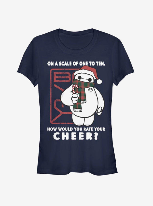 Disney Big Hero 6 Christmas Cheer Girls TShirt T-Shirt | Premium Graphic | Perfect Holiday Gift
