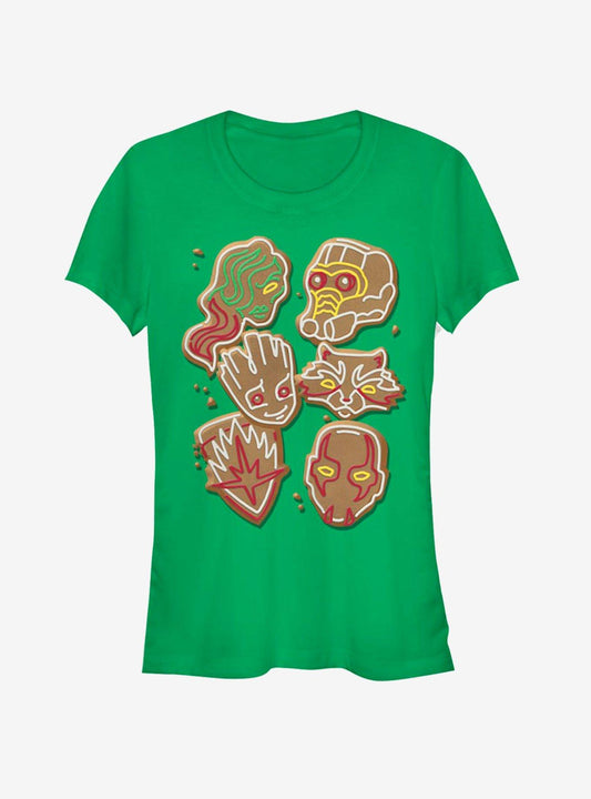 Marvel Guardians Of The Galaxy Christmas Cookies Girls T-Shirt T-Shirt – Unique Character Design | High Demand Item