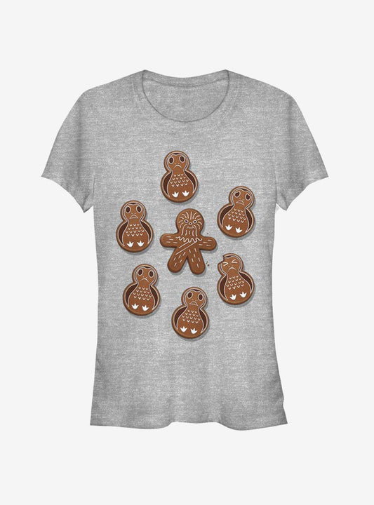 Star Wars Gingerman Porg Christmas Cookies Girls TShirt T-Shirt | Best-Selling Design | Perfect For Daily Wear