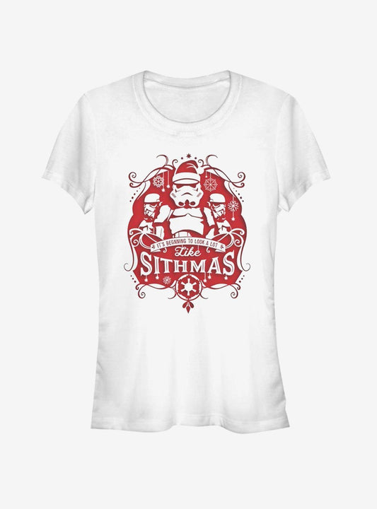 Star Wars Santa Storm Trooper Sithmas Christmas Girls TShirt T-Shirt | Holiday Edition | Trending Festive Apparel