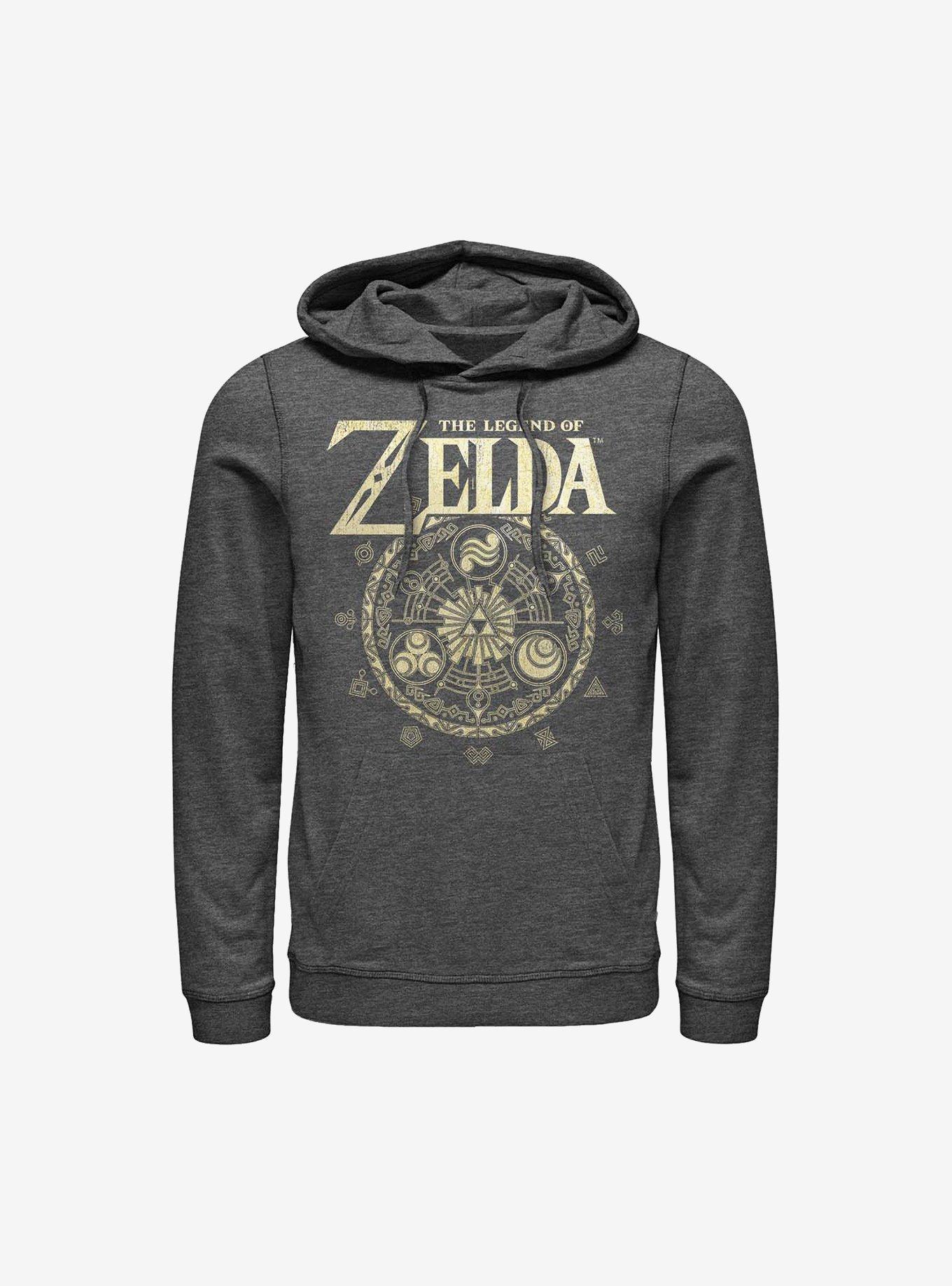 Nintendo The Legend Of Zelda Emblem Cir Hoodie