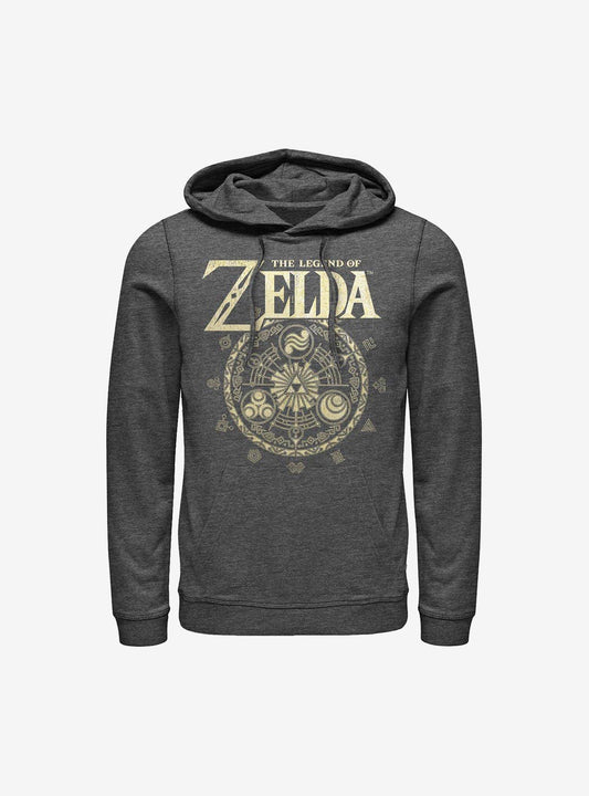 Nintendo The Legend Of Zelda Emblem Cir Hoodie