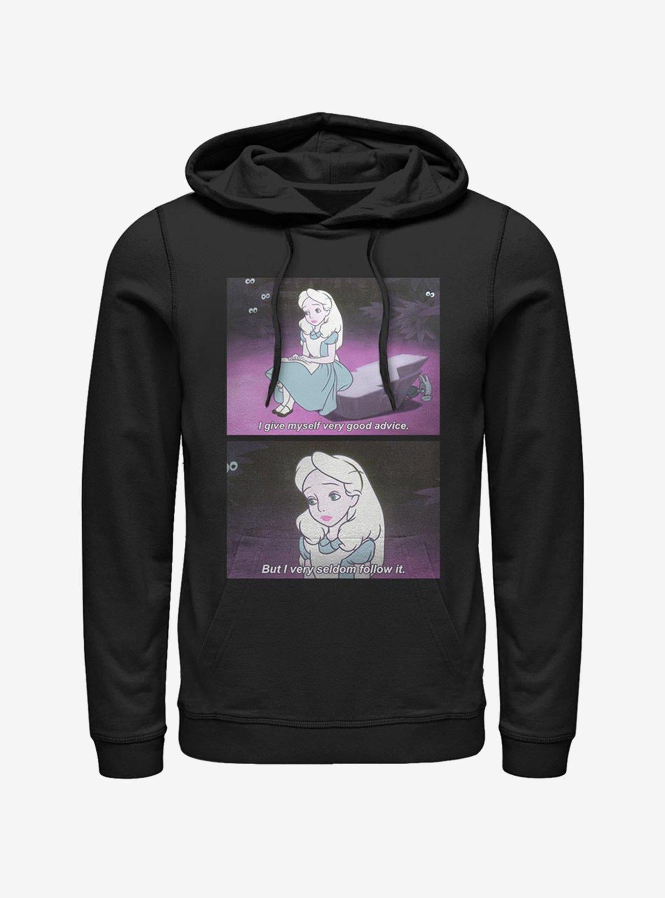 Disney Alice In Wonderland Advice Meme Hoodie