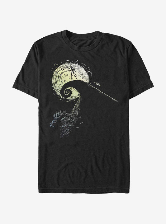 The Nightmare Before Christmas Spiral Hill Jack TShirt T-Shirt | Top Trending Graphic | Perfect For Daily Wear