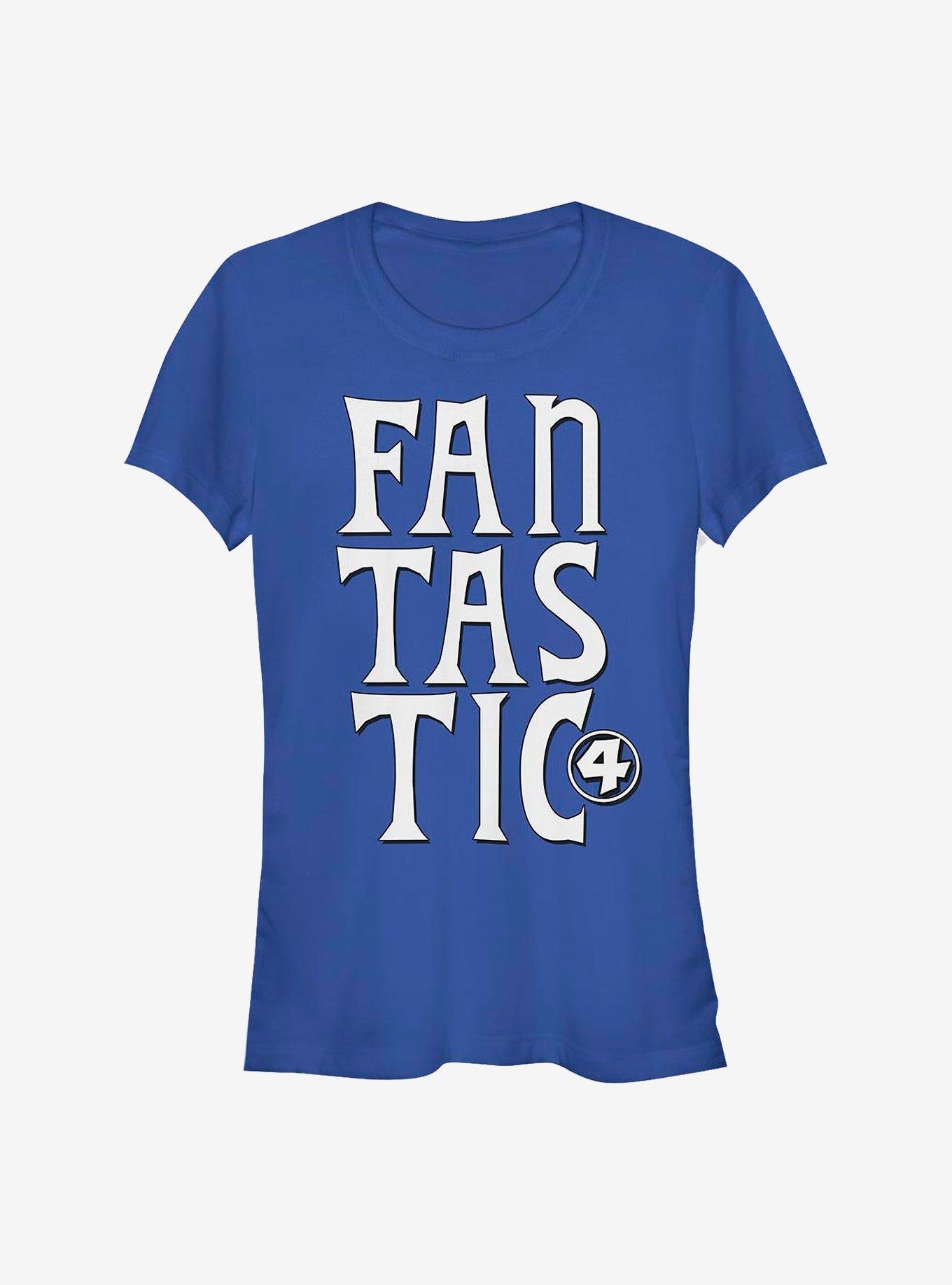 Marvel Fantastic Four Fantastic Words Girls T-Shirt T-Shirt – Unique Character Design | High Demand Item