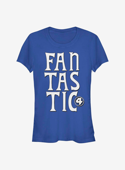 Marvel Fantastic Four Fantastic Words Girls T-Shirt T-Shirt – Unique Character Design | High Demand Item
