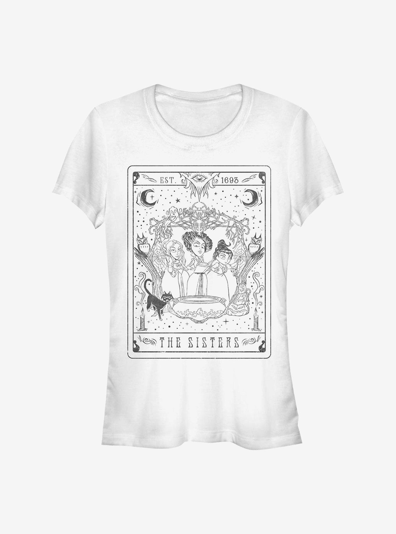 Disney Hocus Pocus The Sisters Tarot Girls T-Shirt