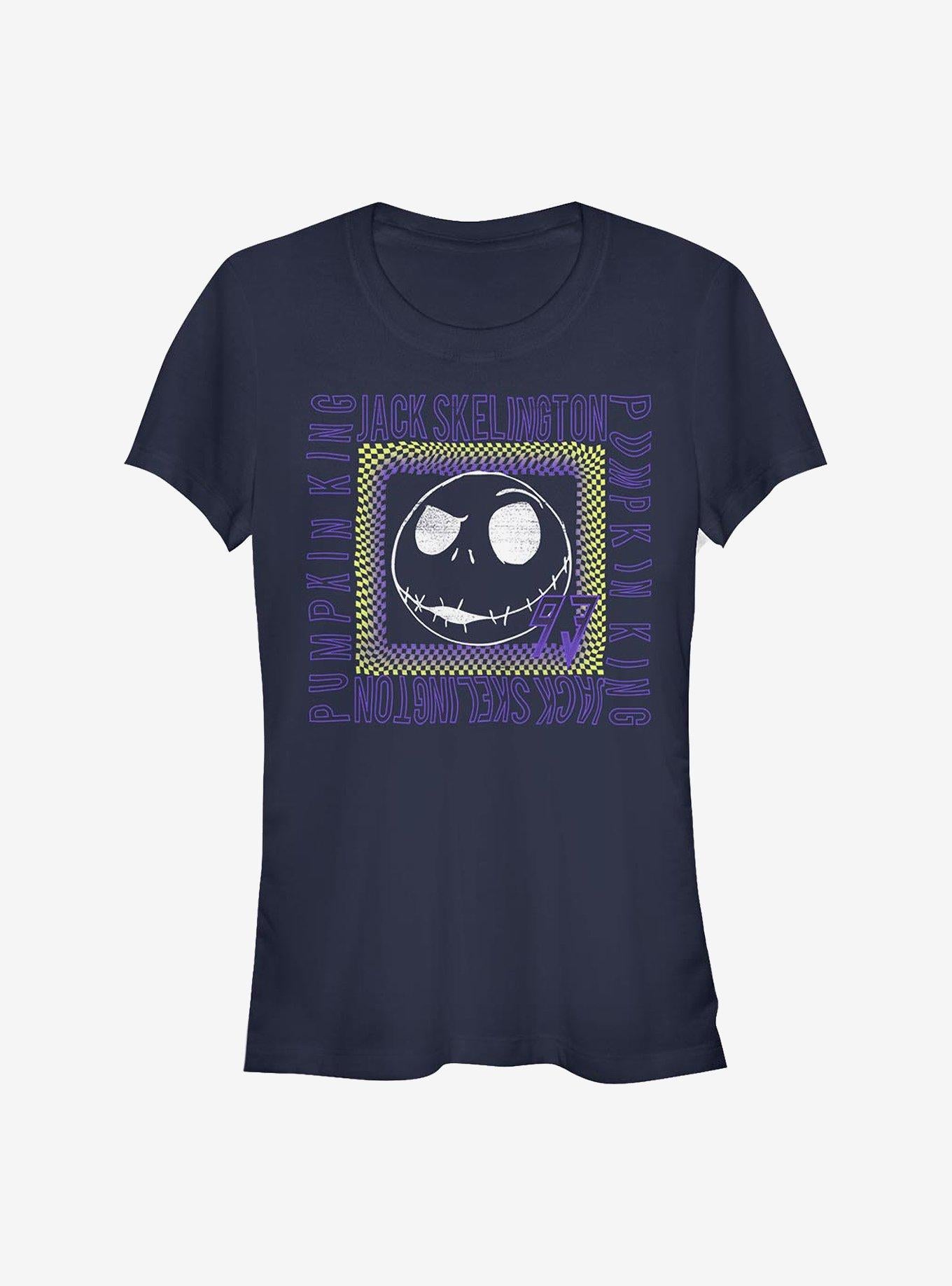 Disney The Nightmare Before Christmas Jack Skate Girls TShirt T-Shirt | Seasonal Must-Have | Limited Christmas Style