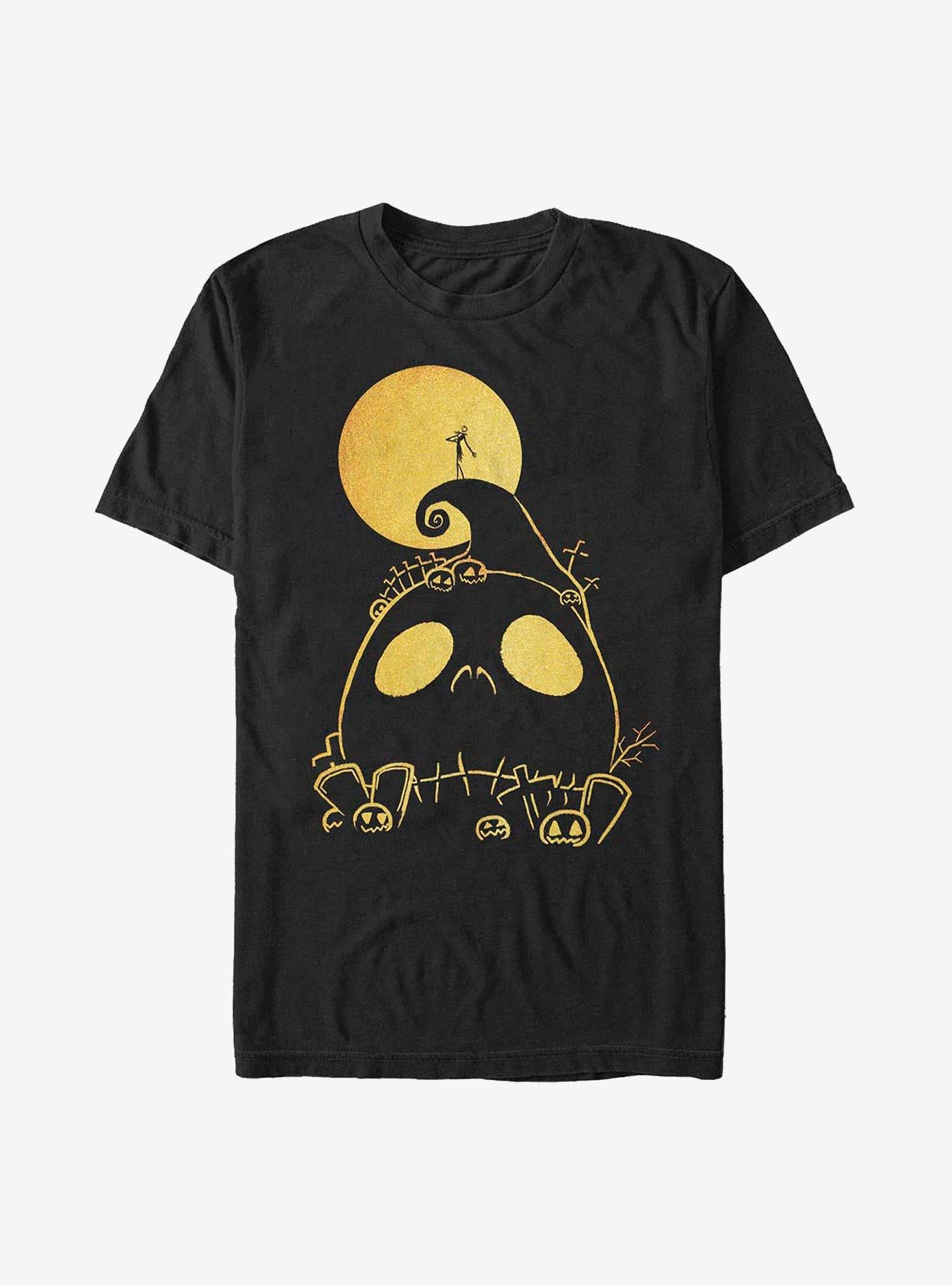 Disney The Nightmare Before Christmas Cemetery TShirt T-Shirt | Holiday Edition | Great For Christmas Season
