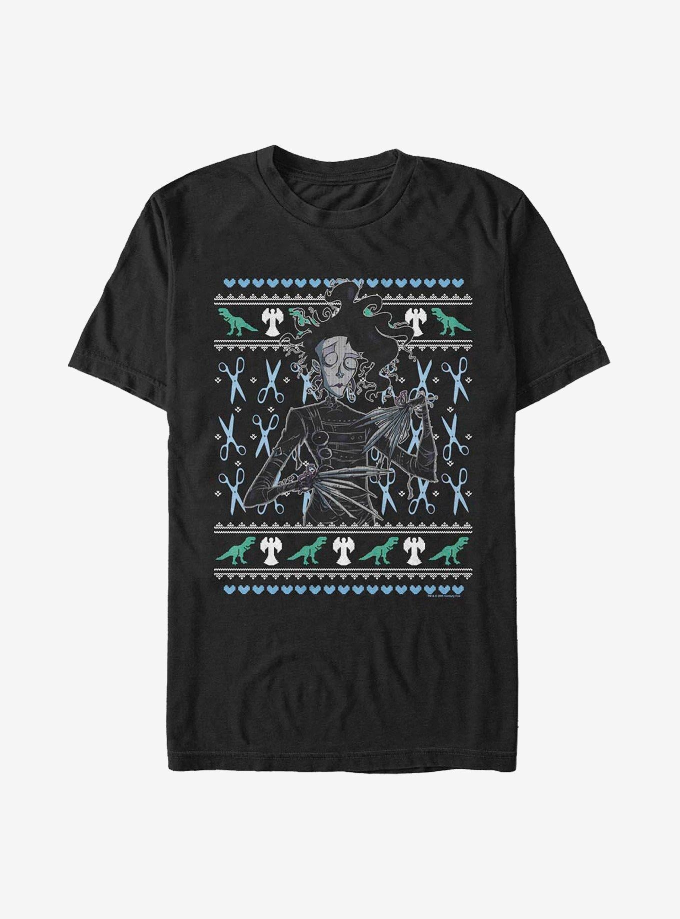 Edward Scissorhands Ugly Christmas Scissorhands TShirt T-Shirt | High-Quality Print | Perfect For Daily Wear