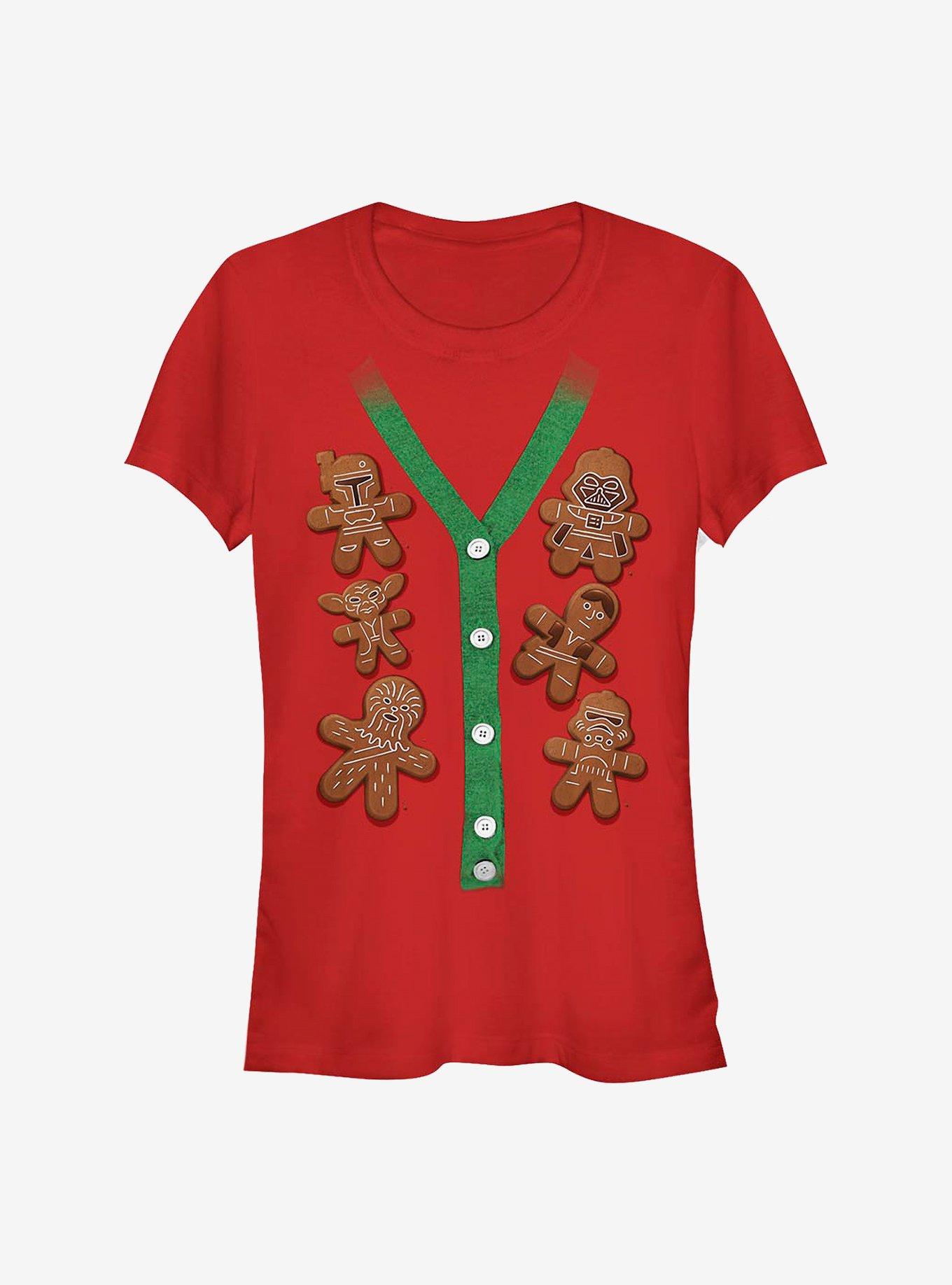 Star Wars Christmas Vest Holiday Cookies Girls TShirt T-Shirt | Seasonal Must-Have | Perfect Holiday Gift