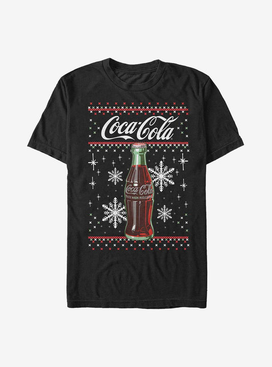 Coke Bottle Snowflakes T-shirt | Trendy Graphic Tee | Casual Unisex T-shirt
