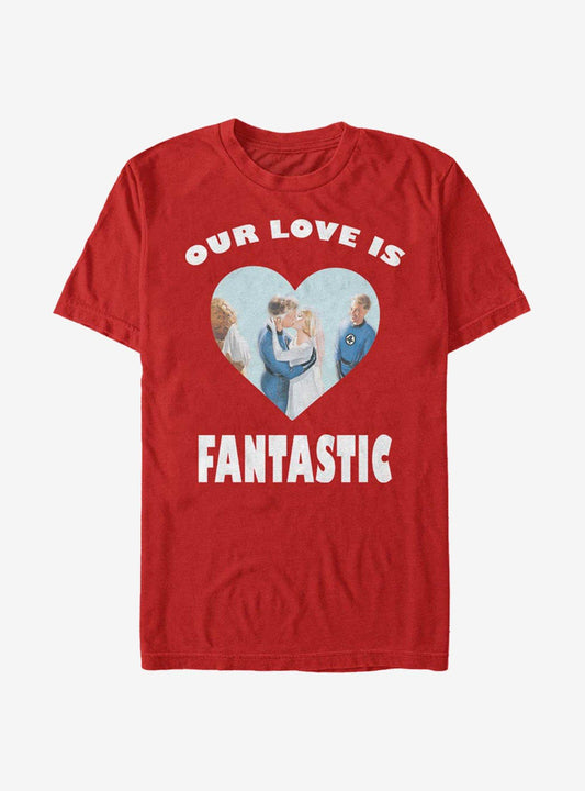 Marvel Fantastic Four Fantastic Love T-Shirt T-Shirt – Unique Character Design | Must-Have Style
