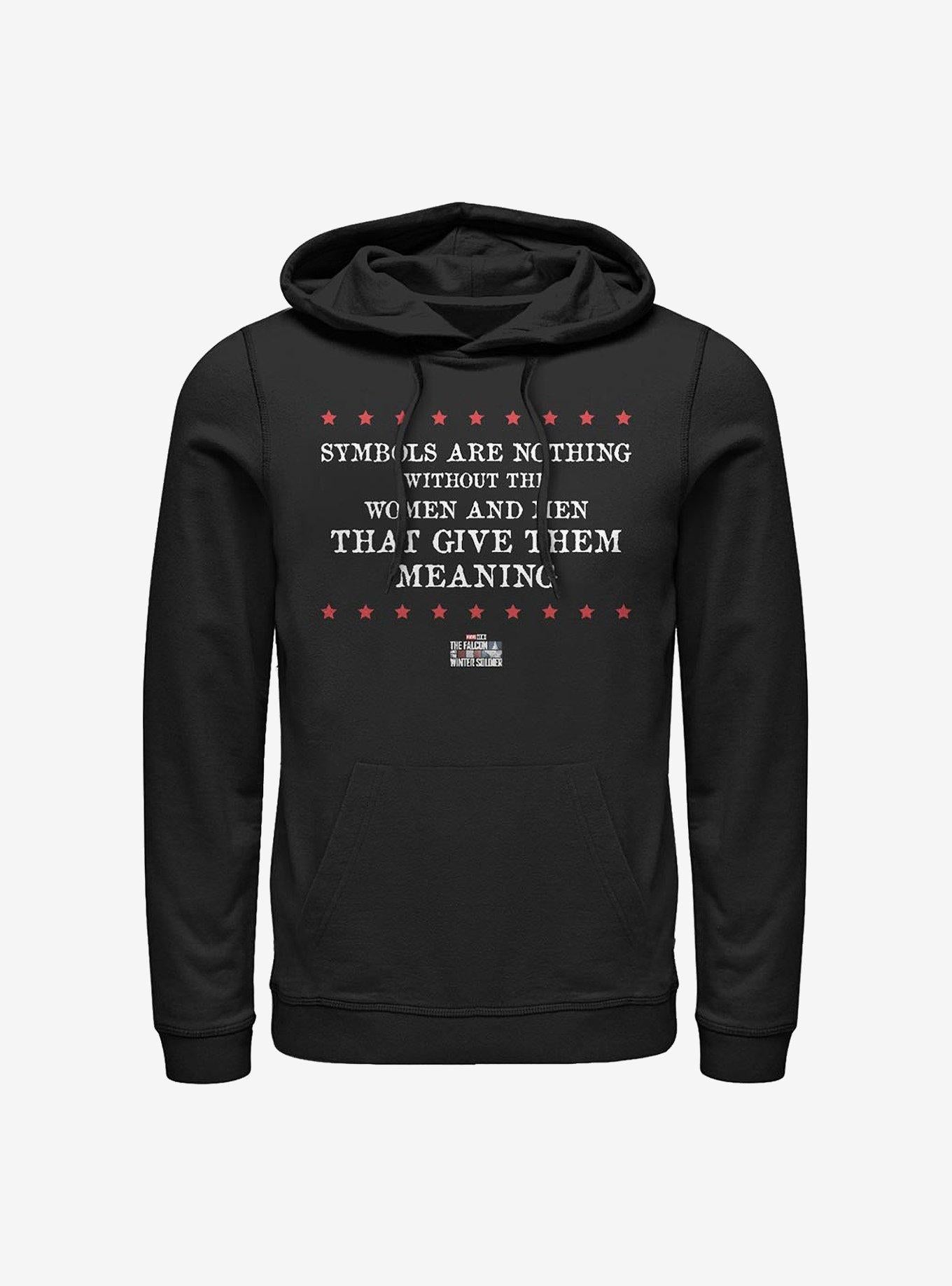 Marvel The Falcon And The Winter Soldier Symbols Are Nothing Hoodie