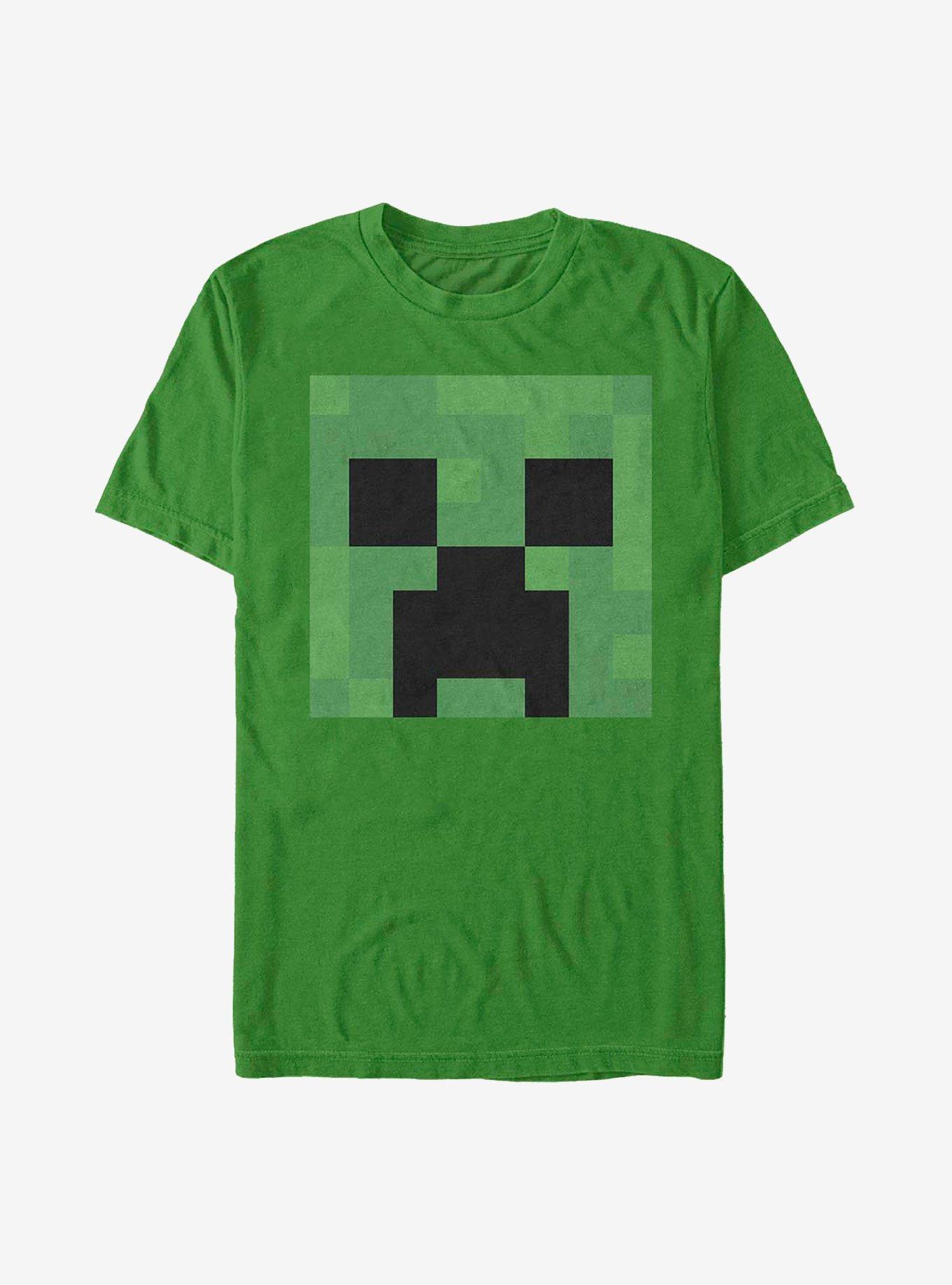 Minecraft Creeper Big Face TShirt T-Shirt | High-Quality Print | Top Pick For Gifting
