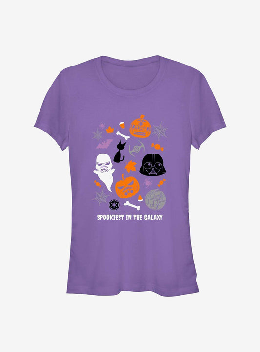 Star Wars Spookiest In The Galaxy Girls T-Shirt