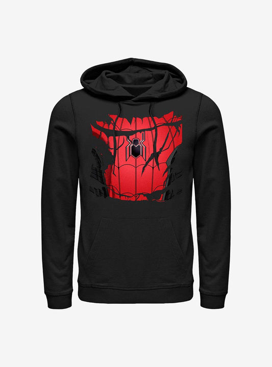 Marvel Spider-Man Spiderman Torn Suit Hoodie