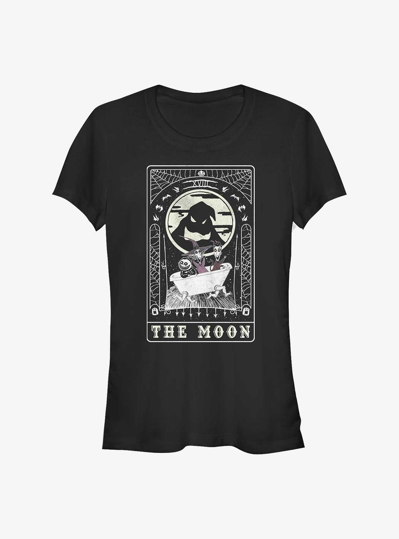 The Nightmare Before Christmas Oogie Boogie The Moon Tarot Card Girls TShirt T-Shirt | Vintage Christmas Look | Limited Christmas Style