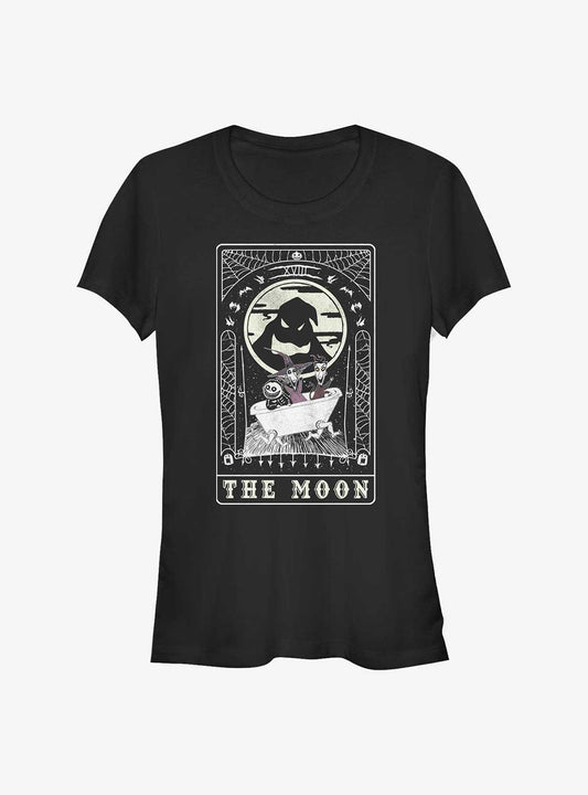 The Nightmare Before Christmas Oogie Boogie The Moon Tarot Card Girls TShirt T-Shirt | Vintage Christmas Look | Limited Christmas Style