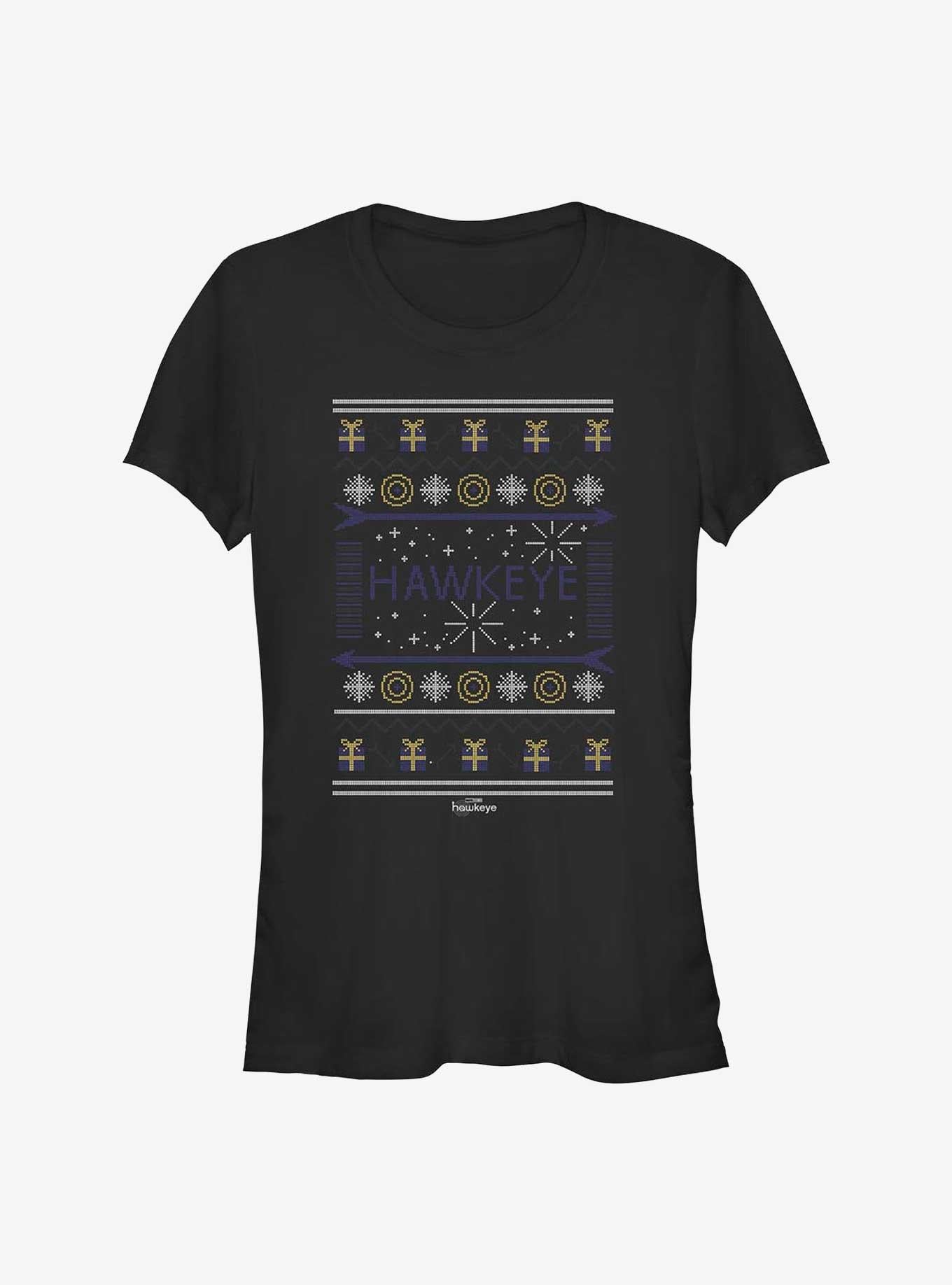 Marvel Hawkeye Hawkeye Christmas Sweater Girls TShirt T-Shirt | Vintage Christmas Look | Top Pick For Gifting