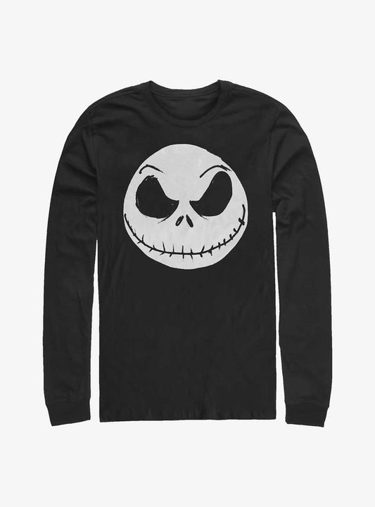 Disney The Nightmare Before Christmas Big Face Jack Long-Sleeve T-Shirt