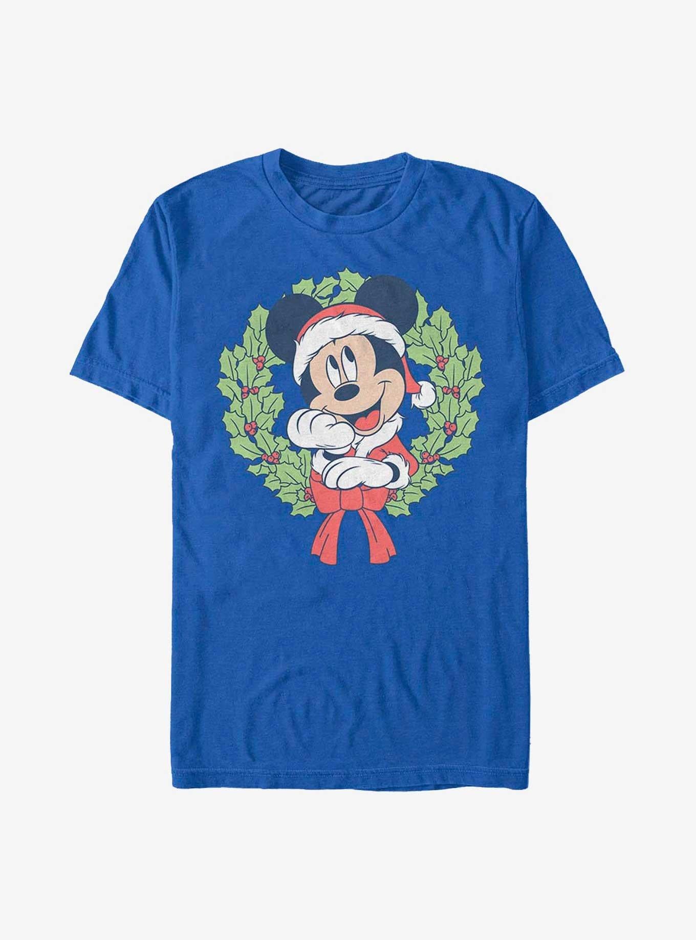 Disney Mickey Mouse Mickey Christmas Wreath TShirt T-Shirt | Premium Graphic | Top Pick For Gifting