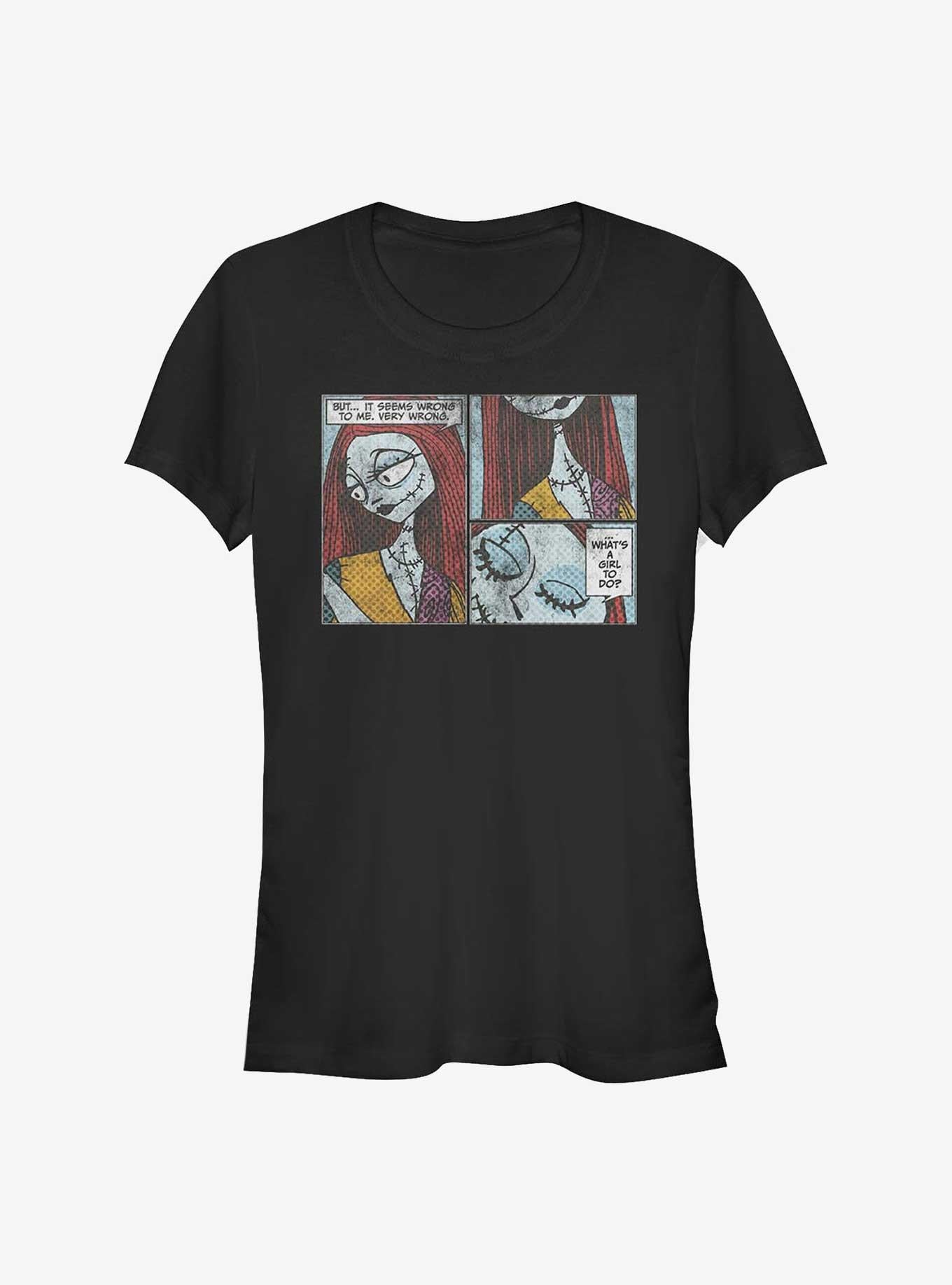 The Nightmare Before Christmas Sally Comic Girls TShirt T-Shirt | Best-Selling Design | Trending Festive Apparel