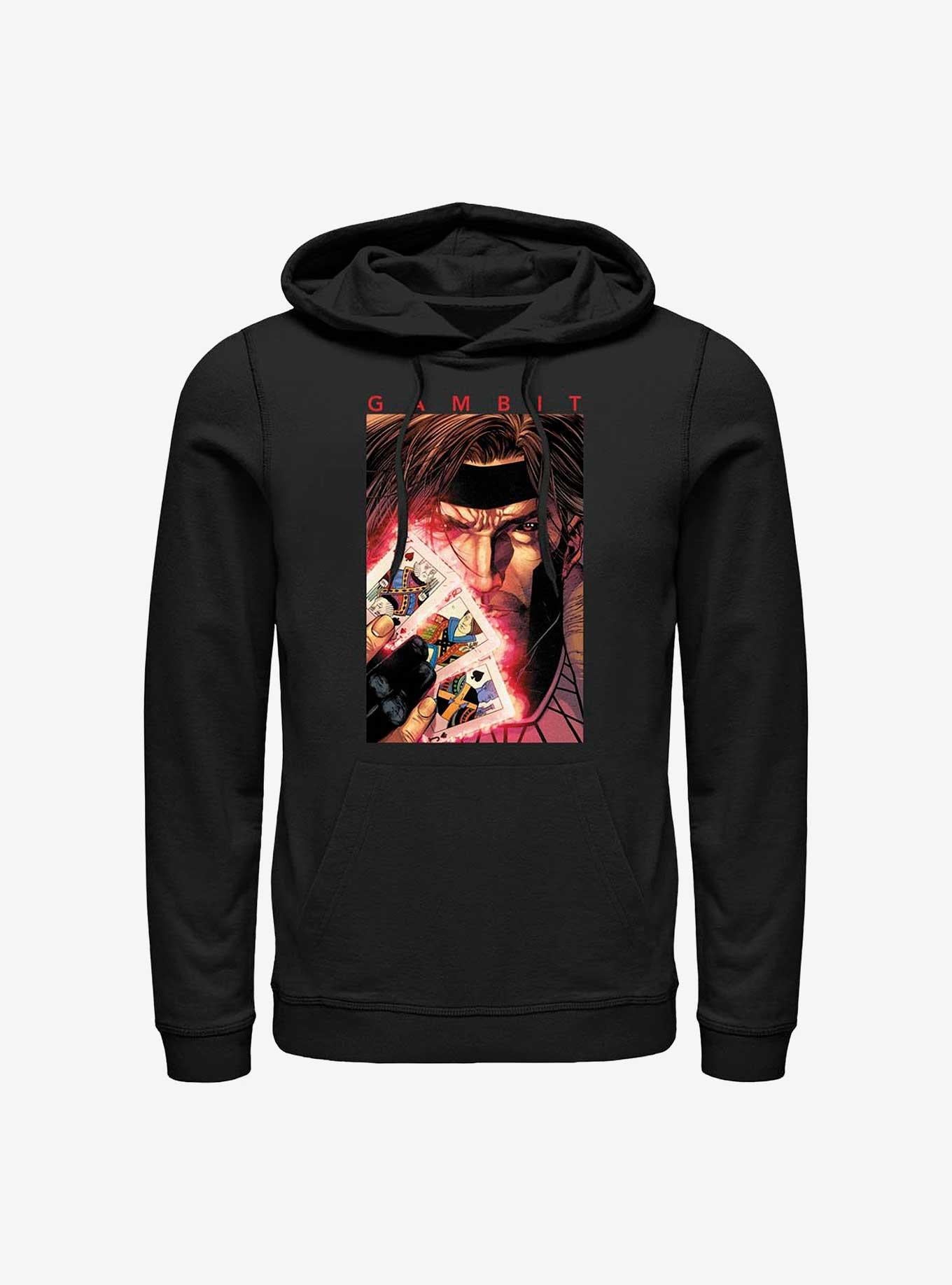 Marvel X-Men Gambit Honor Cards Hoodie
