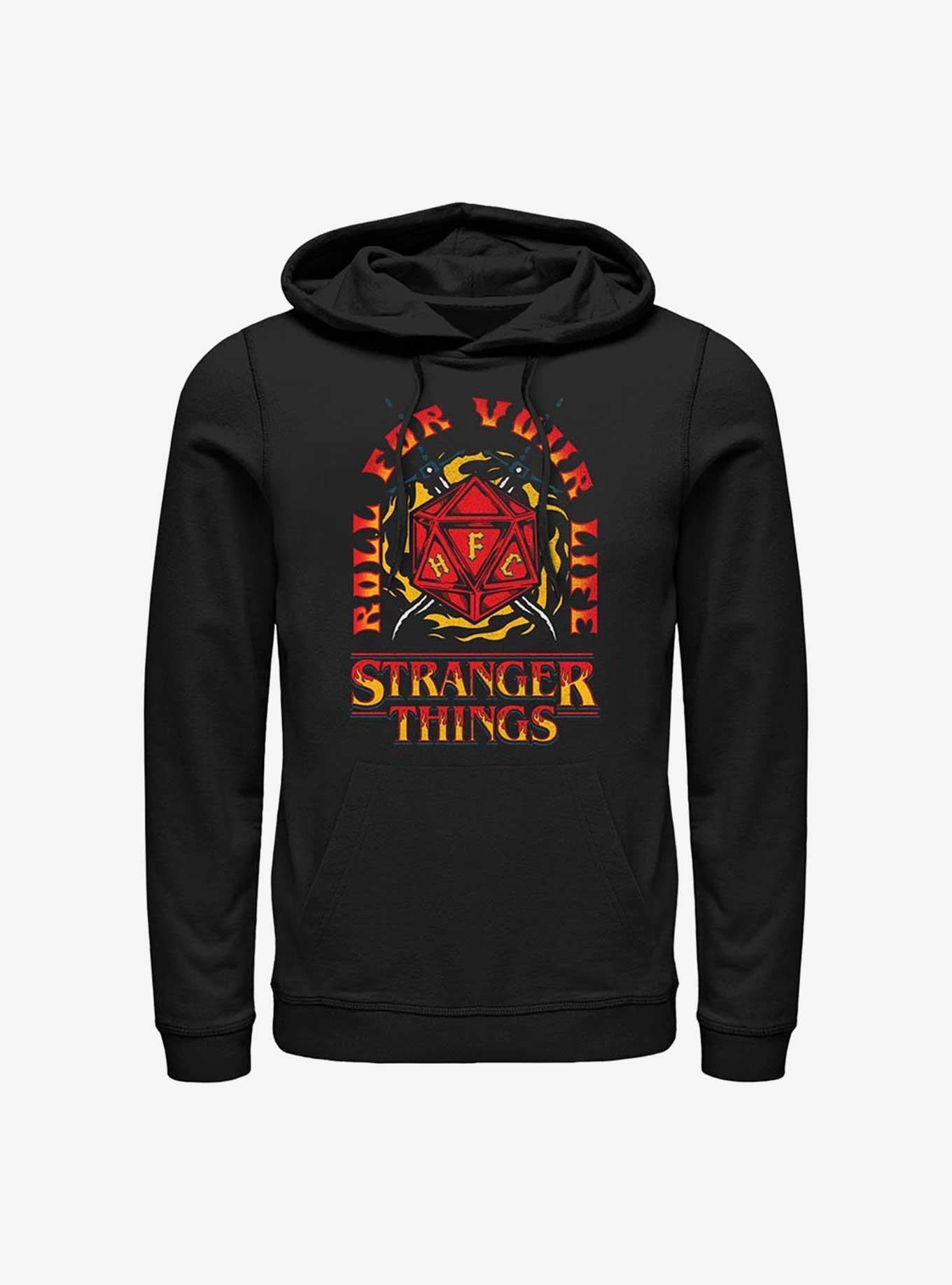 Stranger Things Fire And Dice Hoodie