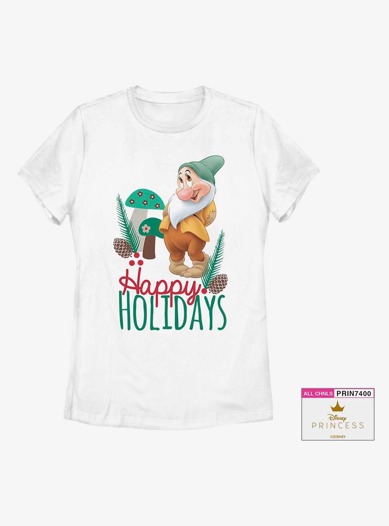 DIsney Snow White and the Seven Dwarfs Bashful Christmas Girls TShirt Plus Size T-Shirt | Top Trending Graphic | Top Pick For Gifting