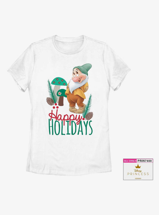 DIsney Snow White and the Seven Dwarfs Bashful Christmas Girls TShirt Plus Size T-Shirt | Top Trending Graphic | Top Pick For Gifting