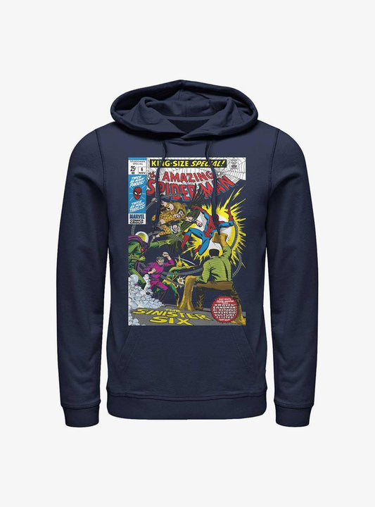 Marvel Spider-Man The Sinister Six Comic Hoodie