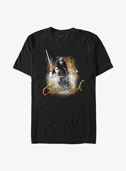 Disney Pirates of the Caribbean Captain Jack TShirt T-Shirt | Fan Favorite Artwork | Great For Christmas Season