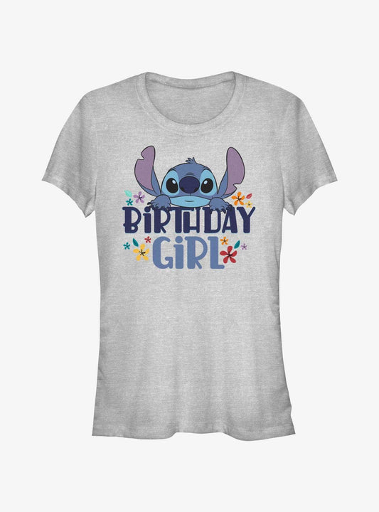 Disney Lilo Stitch Birthday Girl Stitch Girls TShirt T-Shirt | Seasonal Must-Have | Great For Christmas Season