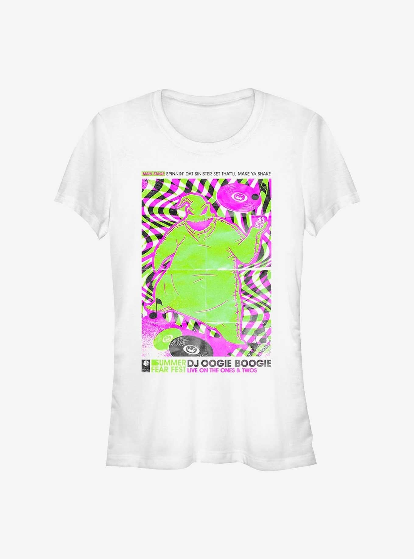 Disney The Nightmare Before Christmas DJ Oogie Boogie Girls TShirt T-Shirt | Fan Favorite Artwork | Perfect Holiday Gift