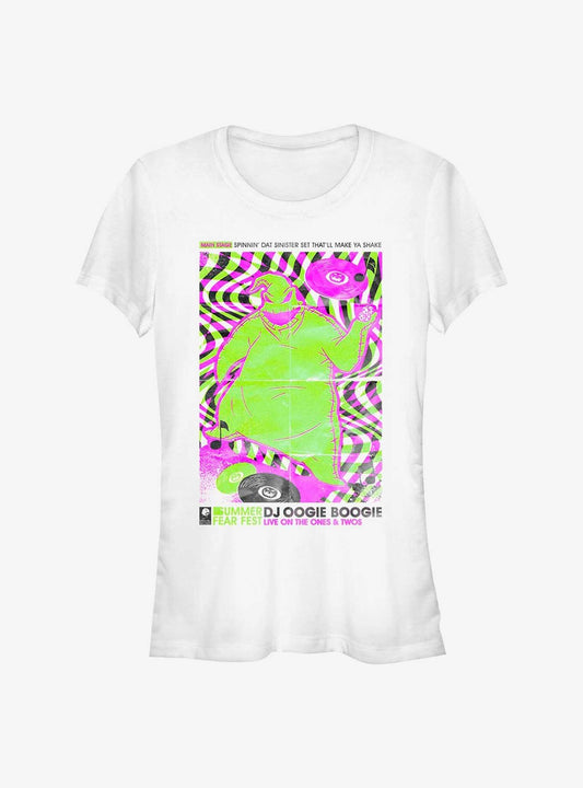 Disney The Nightmare Before Christmas DJ Oogie Boogie Girls TShirt T-Shirt | Fan Favorite Artwork | Perfect Holiday Gift