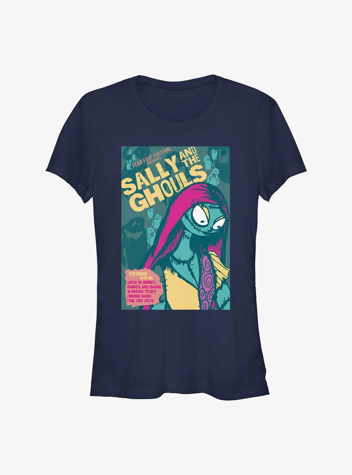 Disney The Nightmare Before Christmas Fear Fest Sally Girls TShirt T-Shirt | High-Quality Print | Top Pick For Gifting