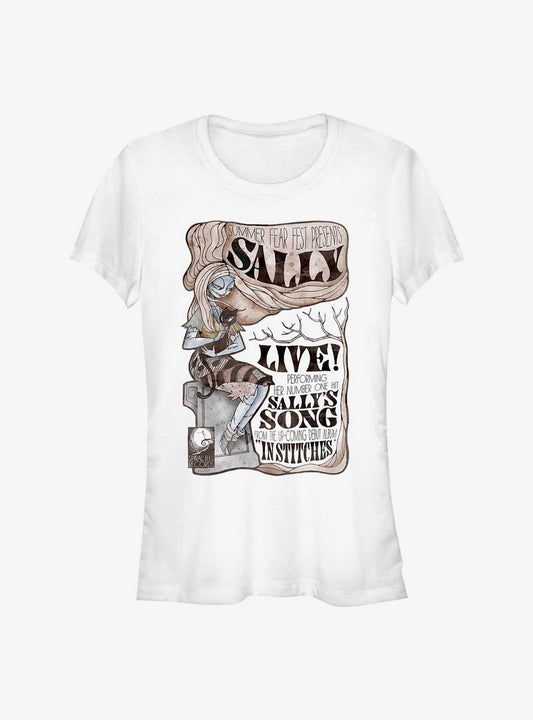 Disney The Nightmare Before Christmas Summer Fear Fest Sally Girls TShirt T-Shirt | Cute Festive Style | Perfect For Daily Wear