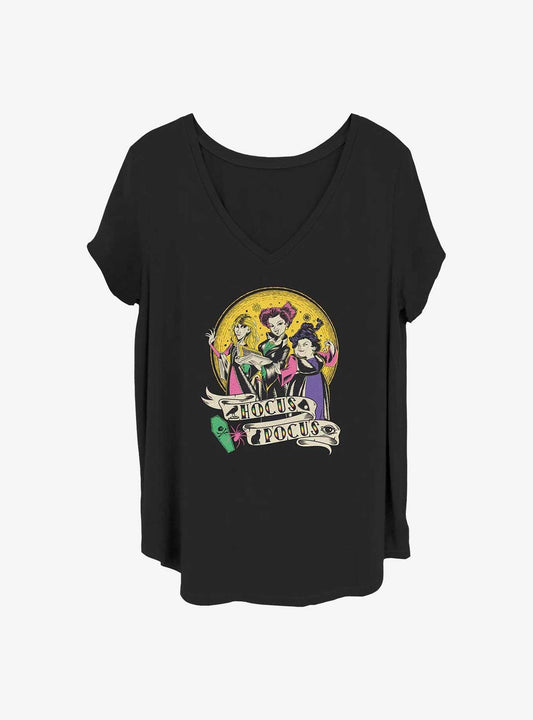 Disney Hocus Pocus Sanderson Sisters Girls T-Shirt Plus Size