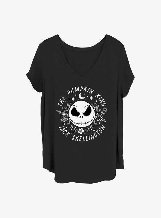 Disney The Nightmare Before Christmas Jack The Pumpkin King Girls T-Shirt Plus Size