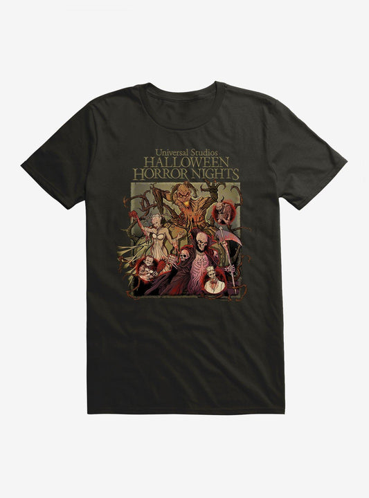 Halloween Horror Nights Monsters Group Photo T-Shirt