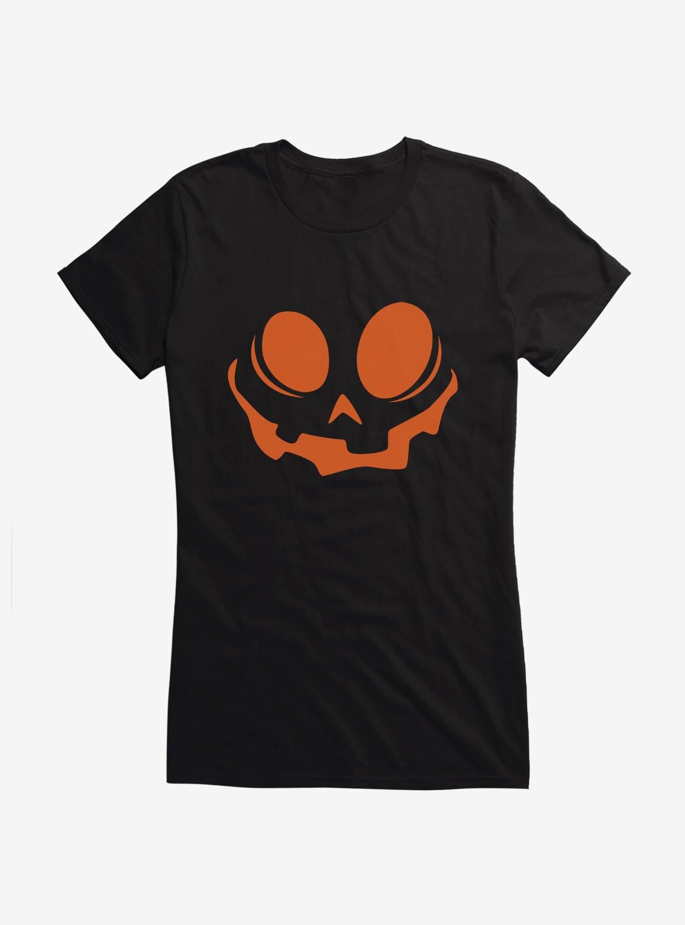 Halloween Quirky Jack-O'-Lantern Girls T-Shirt