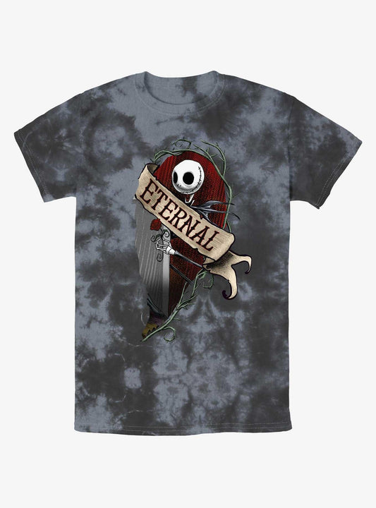 The Nightmare Before Christmas Jack Eternal TieDye TShirt T-Shirt | Vintage Christmas Look | Trending Festive Apparel
