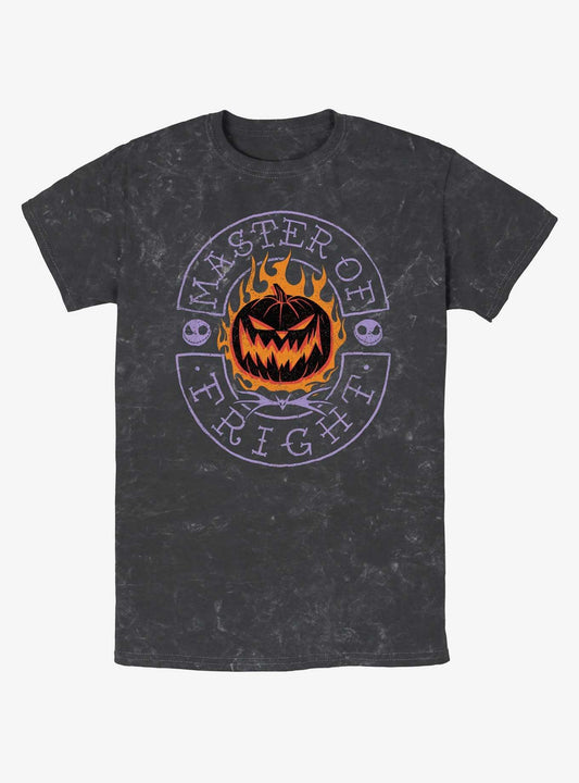 Disney The Nightmare Before Christmas Master of Fright Mineral Wash TShirt T-Shirt | High-Quality Print | Perfect Holiday Gift
